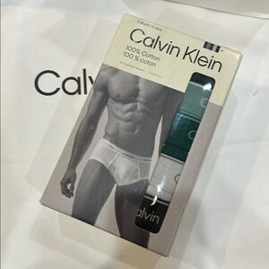 Calvin Klein 100% cotton Men breathable Brief 5 Pack multicolored M new
